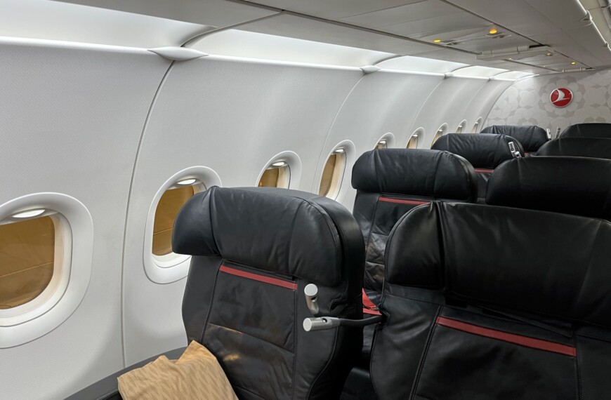 Turkish Airlines Business Class in der Airbus A321